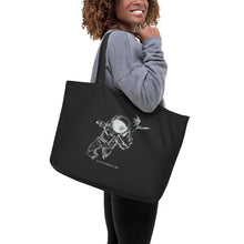 Load image into Gallery viewer, Large writer's organic tote bag
