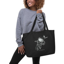 Load image into Gallery viewer, Large writer's organic tote bag